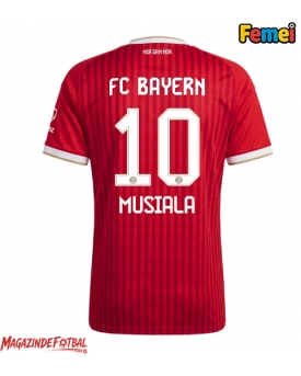Bayern Munich Jamal Musiala #10 Tricou Fotbal Replică 2026-27 Femei Acasa Bayern Munich Jamal Musiala #10 Tricou Fotbal Replică 2026-27 Femei Acasa